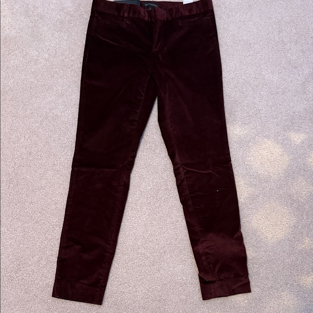 Banana Republic Burgundy Skinny Pants
